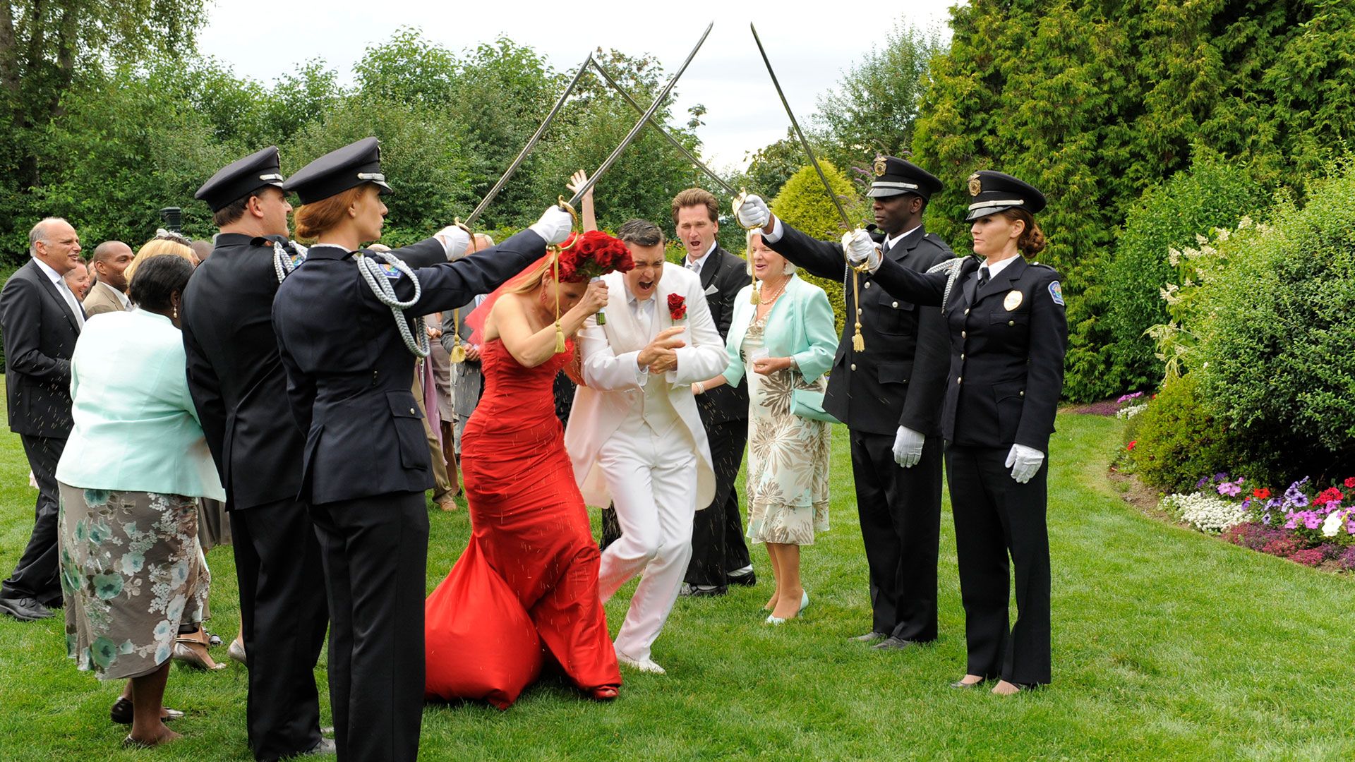 Hochzeit zwischen Freund und Feind