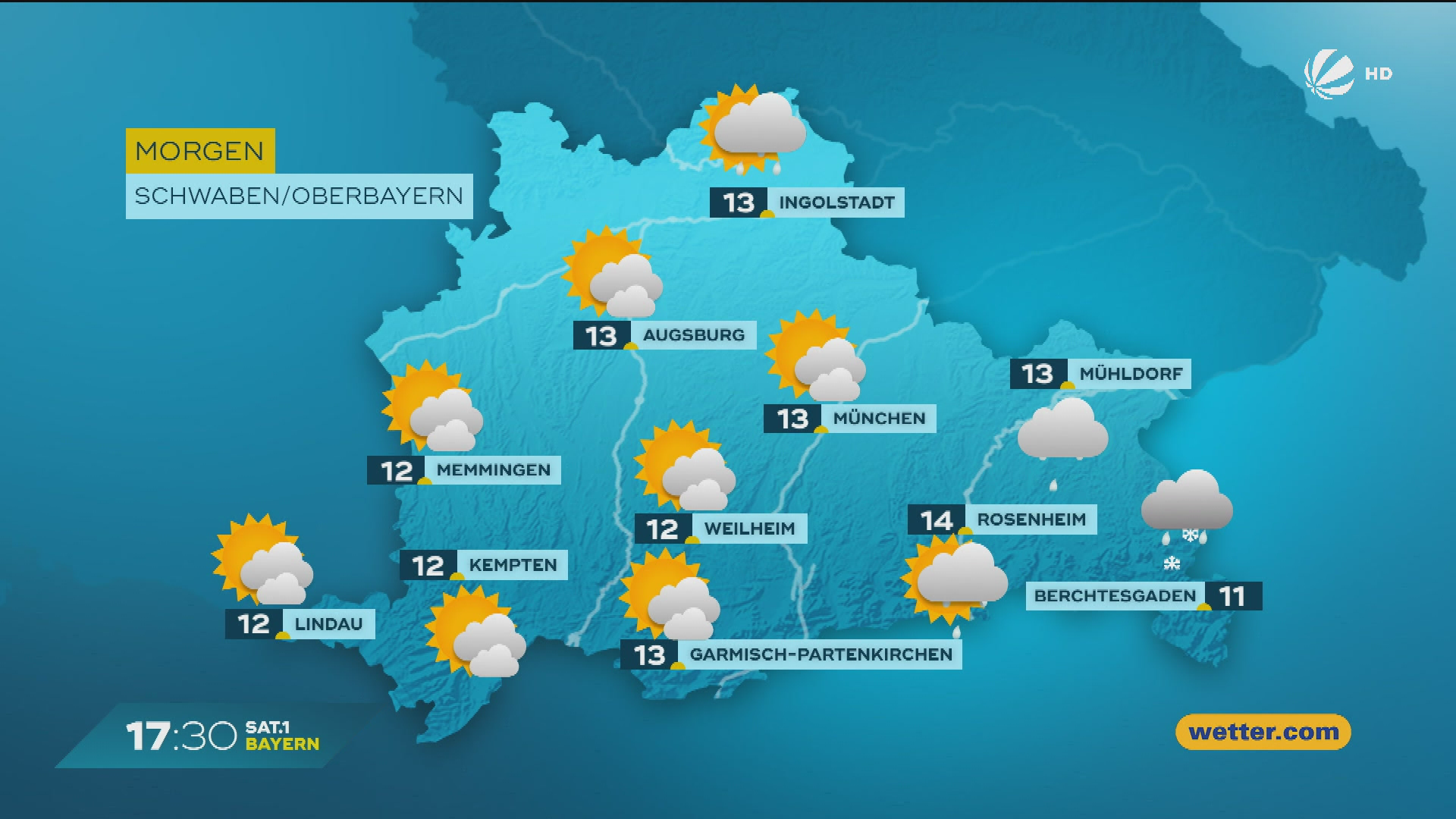 Das Bayern-Wetter vom 27.10.2025: Regen bis Schnee
