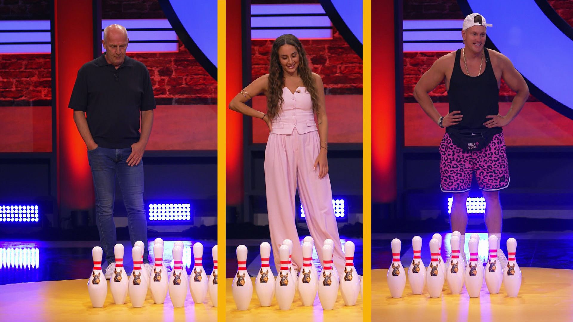 Bowling-Desaster: Wer dreht das Dreieck richtig?