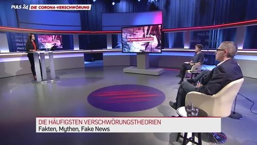 Pro und Contra Pro & Contra - PULS 4 News-Talk - 2020 - rechtefrei Folge 15: Die Corona-Verschwörung? Fakten, Mythen, Fake News 