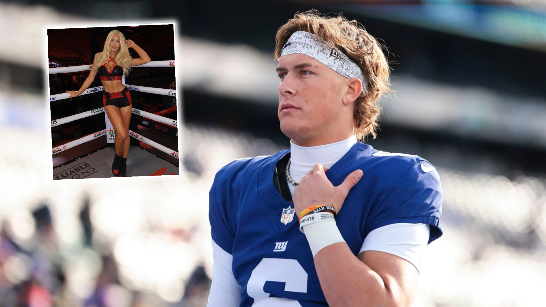 NFL: Jaxson Dart beendet Spekulation! Liebes-Glück mit Ring-Girl