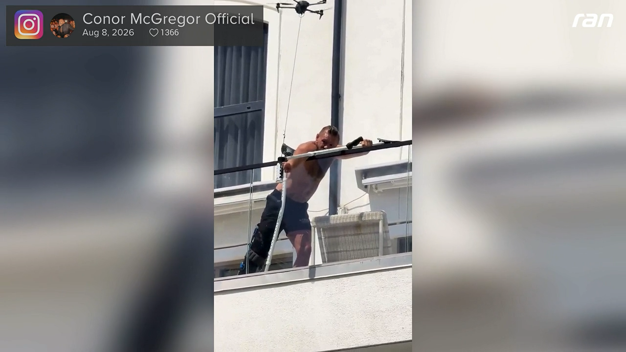 Nach Kreuzband-OP! Conor McGregor bekommt Lieferung per Drohne