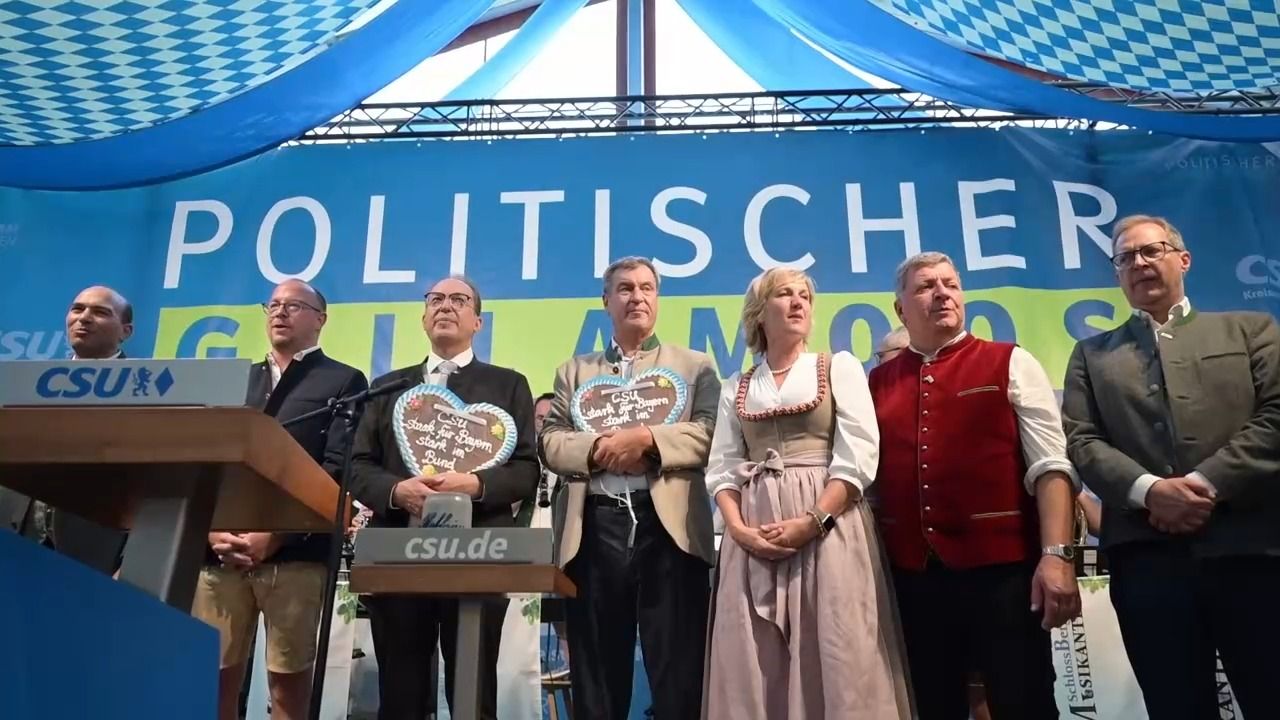 Söder beim Gillamoos: Spitze gegen Bundesregierung?