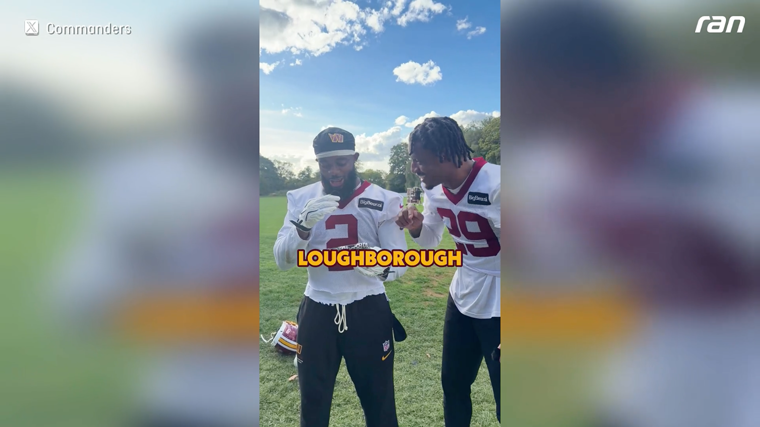 NFL London Game: Commanders-Spieler scheitern an englischer Aussprache