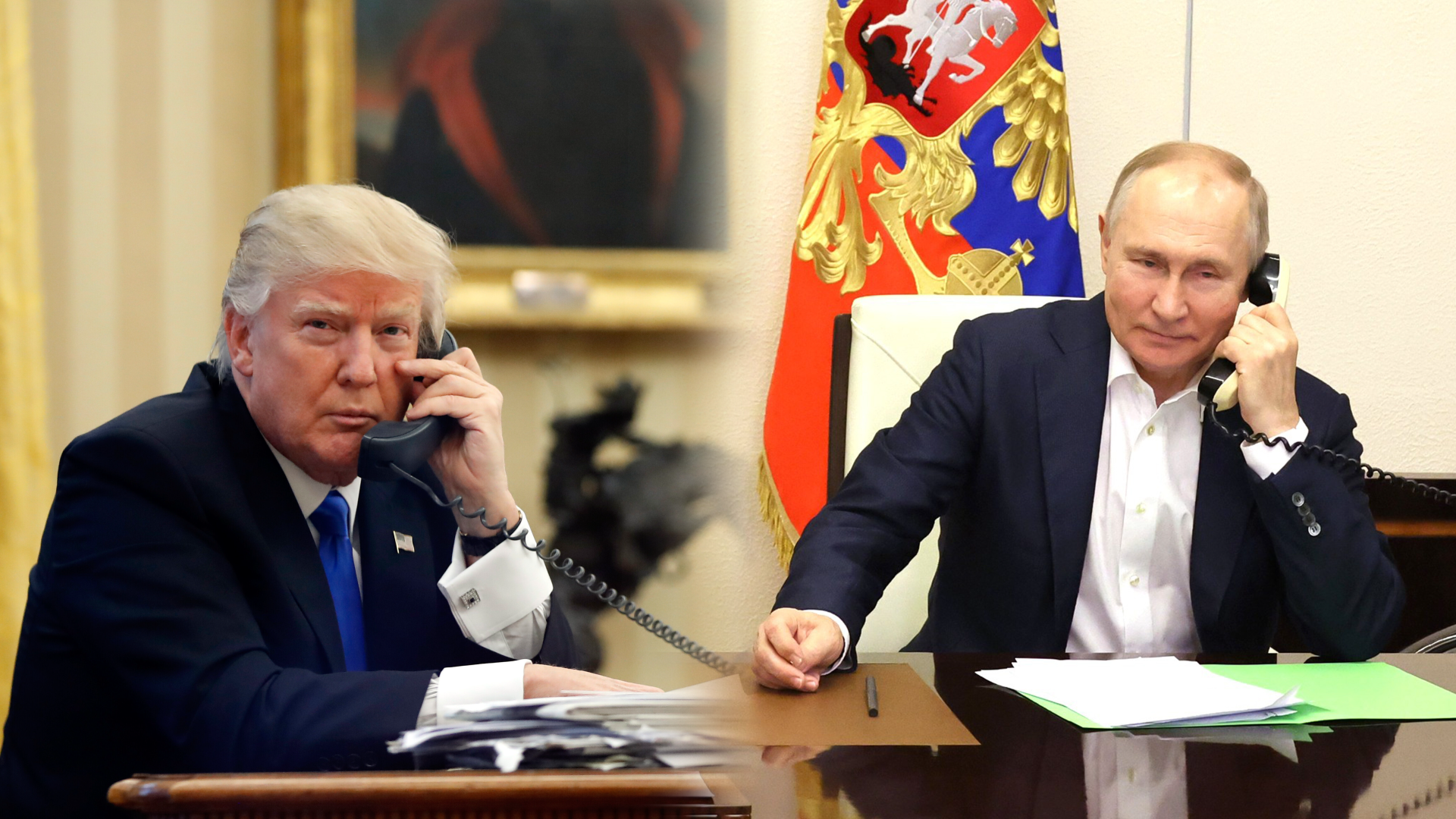 Trump und Putin telefonieren eine Stunde