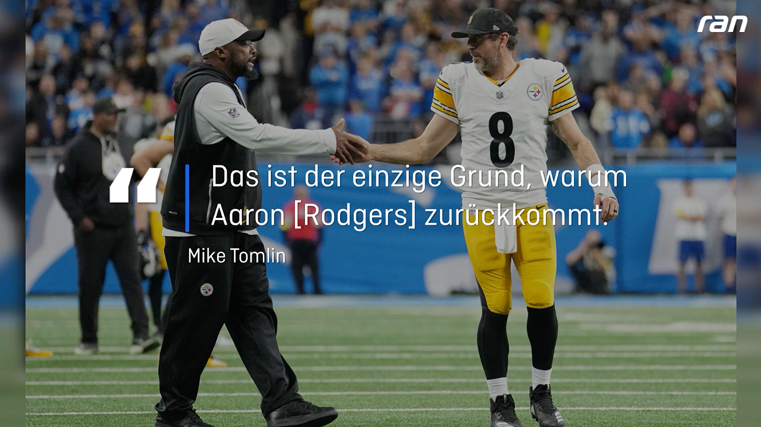 NFL: Steelers-Coach überrascht mit Rodgers-Aussage