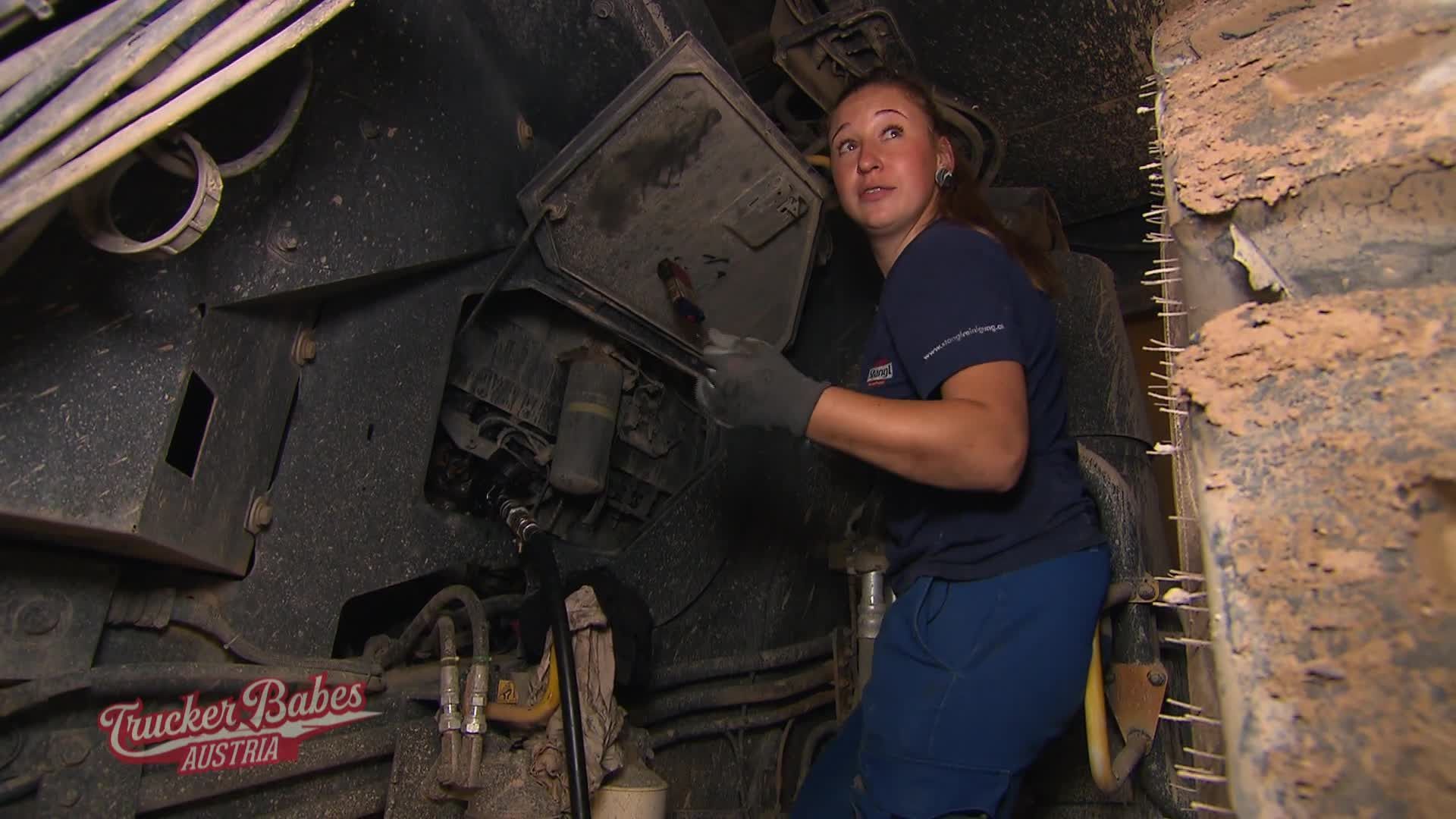 Cindy in der Werkstatt