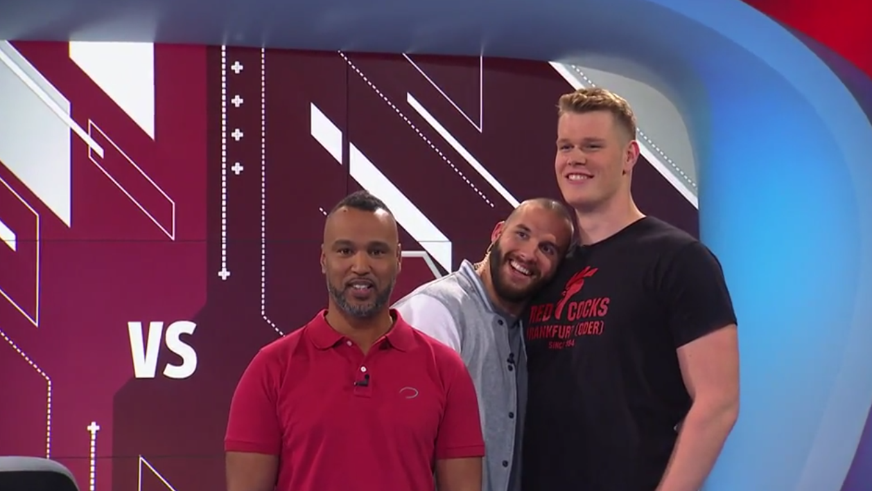 NFL: Als die Deutsche Draft-Hoffnung bei uns im ran-Studio war