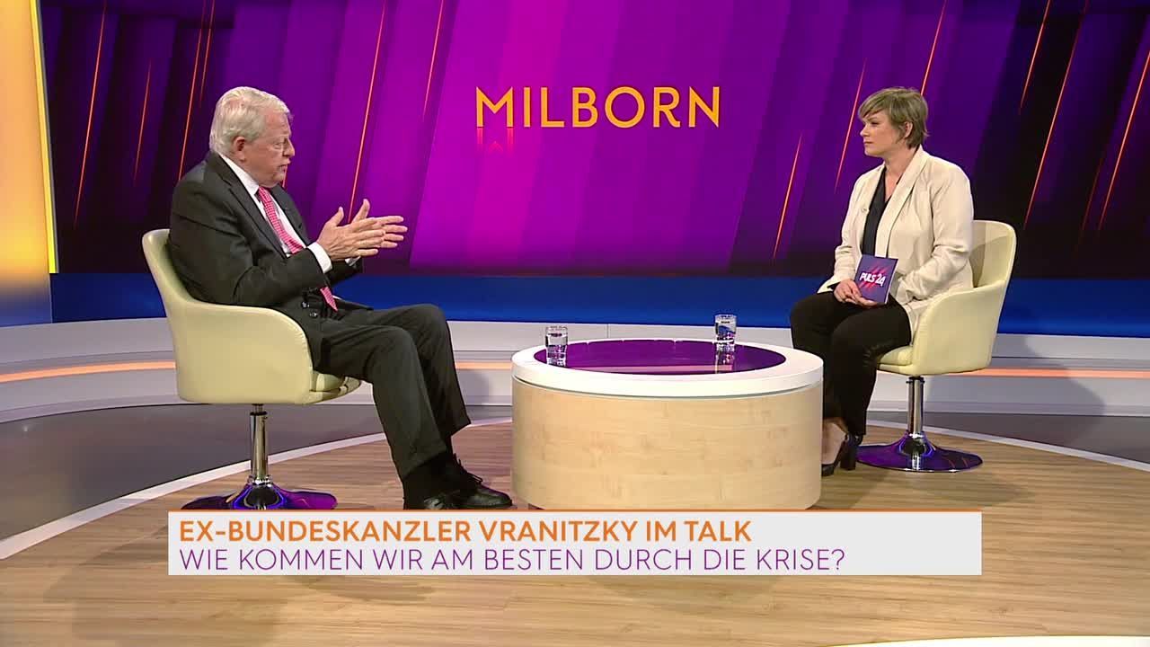 Ex-Kanzler Vranitzky & Netzwerkforscher Katzmair im Interview bei Milborn