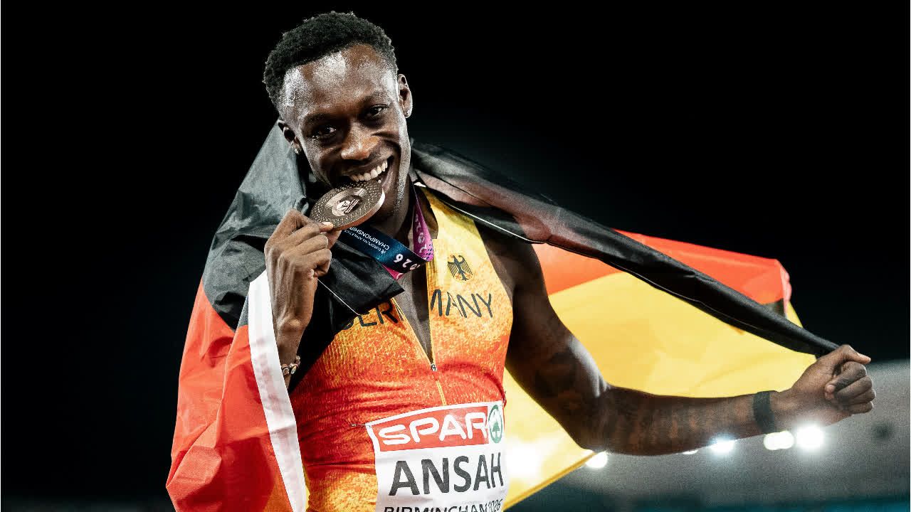 Deutscher Sprinter holt erste 100-Meter-Medaille seit 40 Jahren