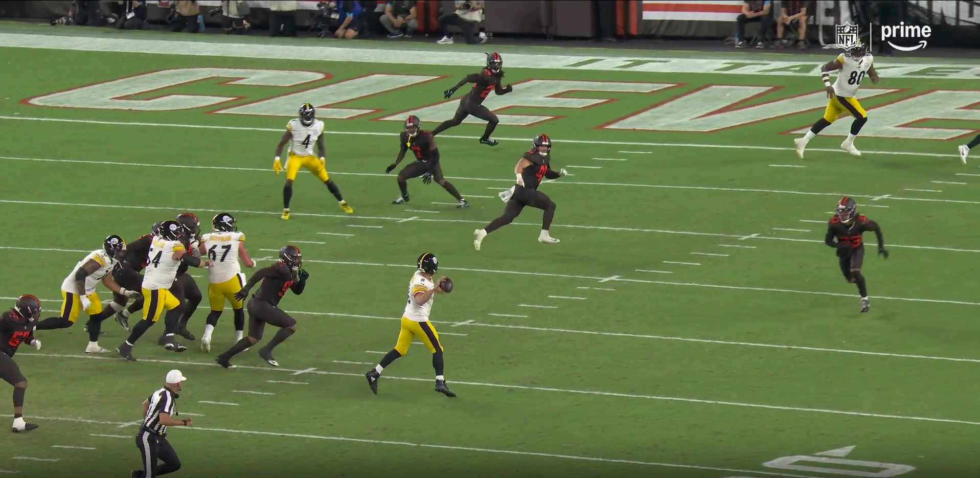 Irres Auge! Aaron Rodgers mit heftigem Touchdown-Pass