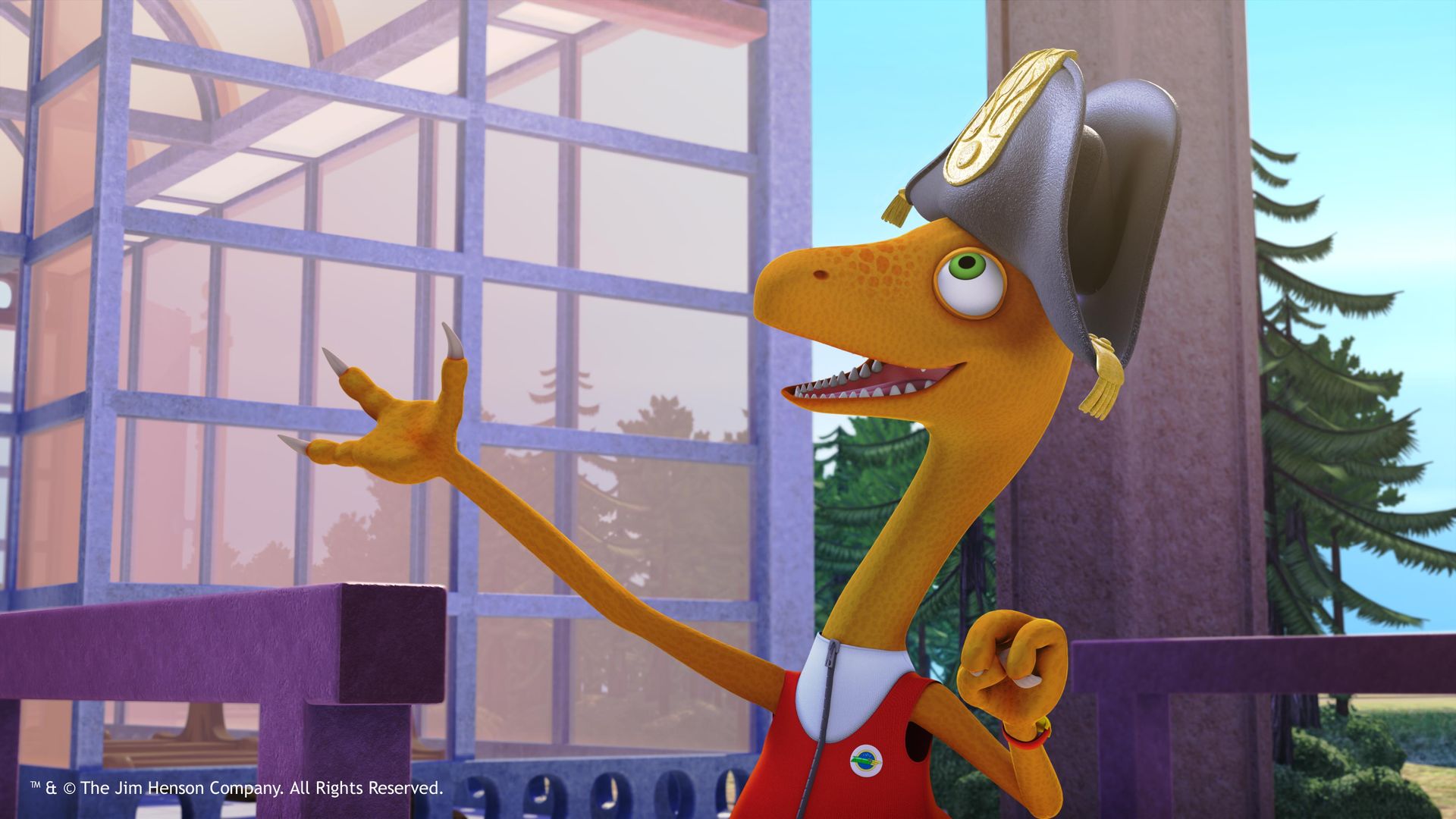 Im Dino-Zug-Zeppelin zu den Wasserfällen / Im Dino-Zug-Zeppelin zum Atoll