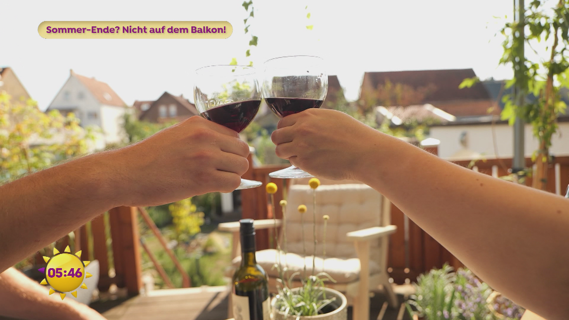 Sommer-Ende? Nicht auf dem Balkon!