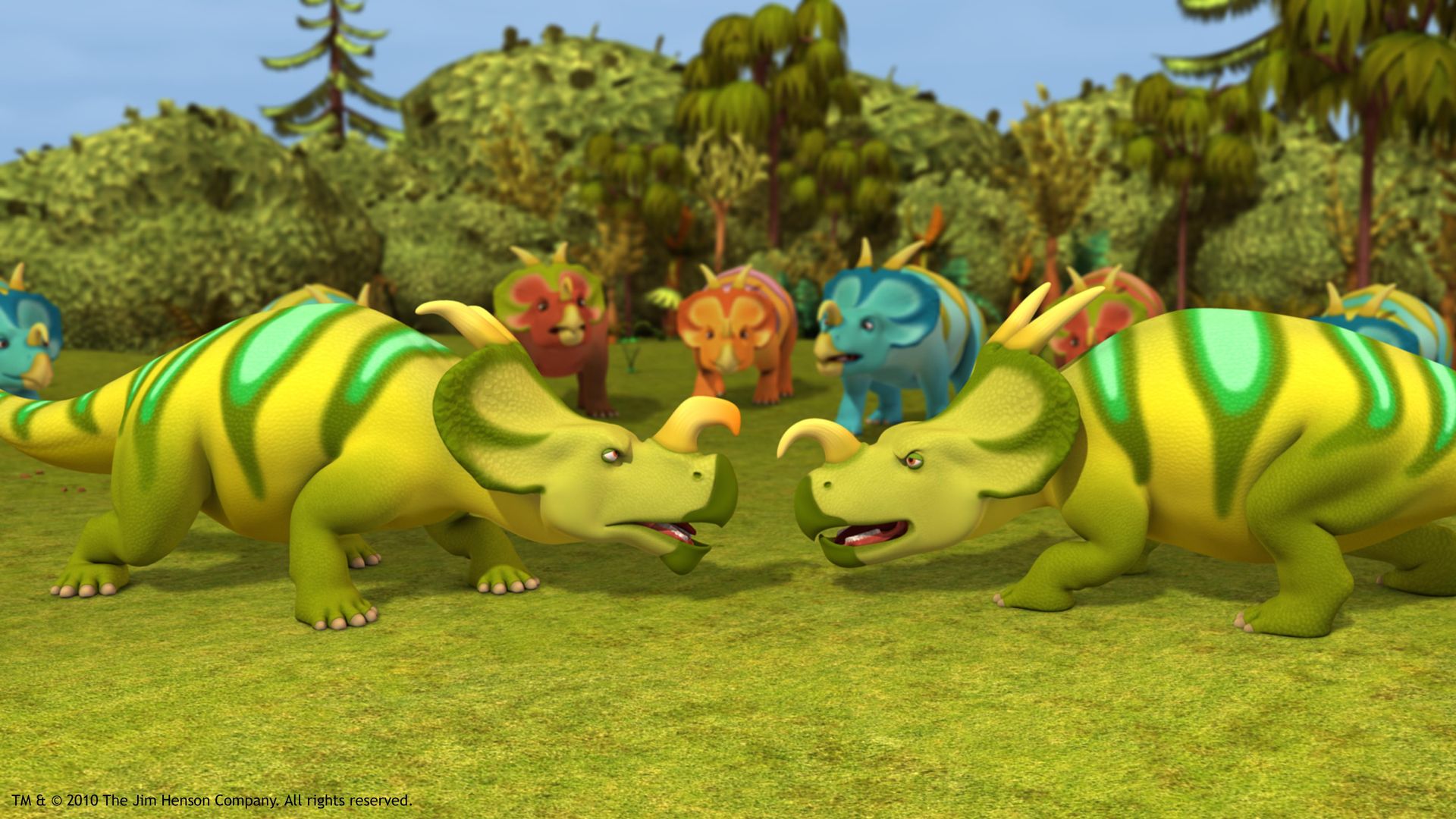 Leben in der Herde / Dinos unter Wasser