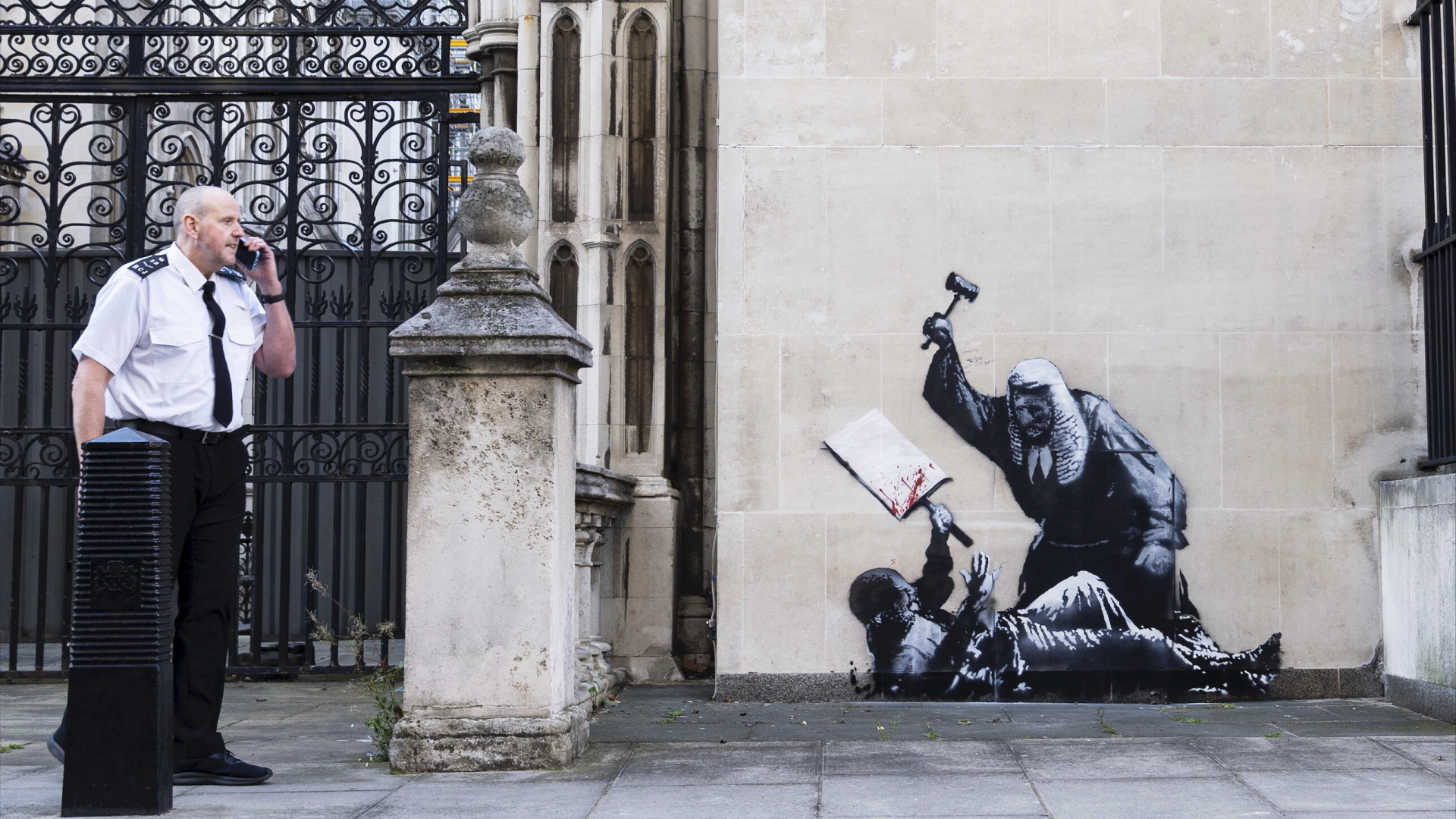 Neuer Banksy in London aufgetaucht