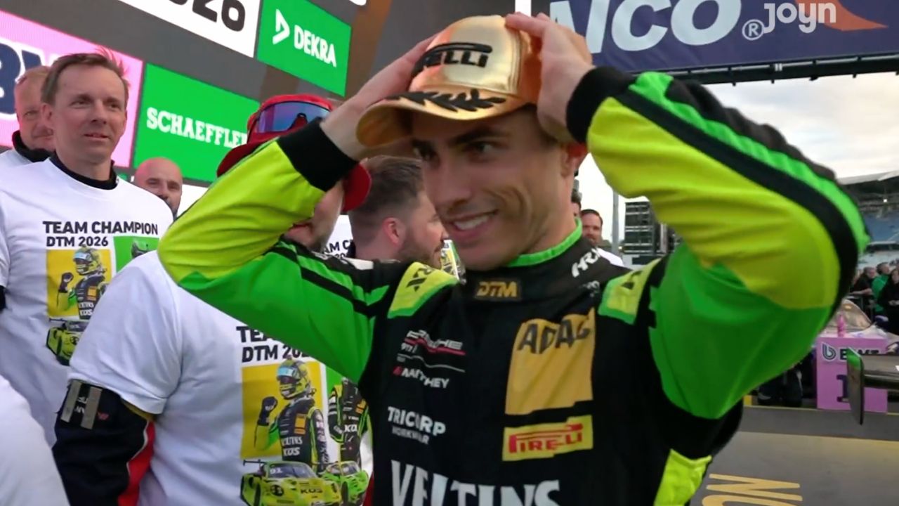 DTM: Champion-Krönung! Preining flüchtet vor Champagner-Dusche