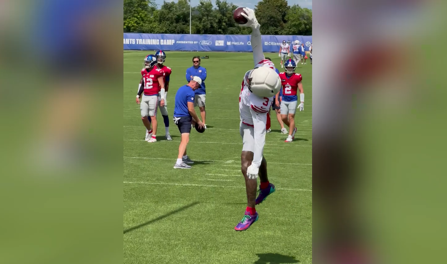 NFL: Odell Beckham Jr. zaubert! One Handed Catch bei Giants