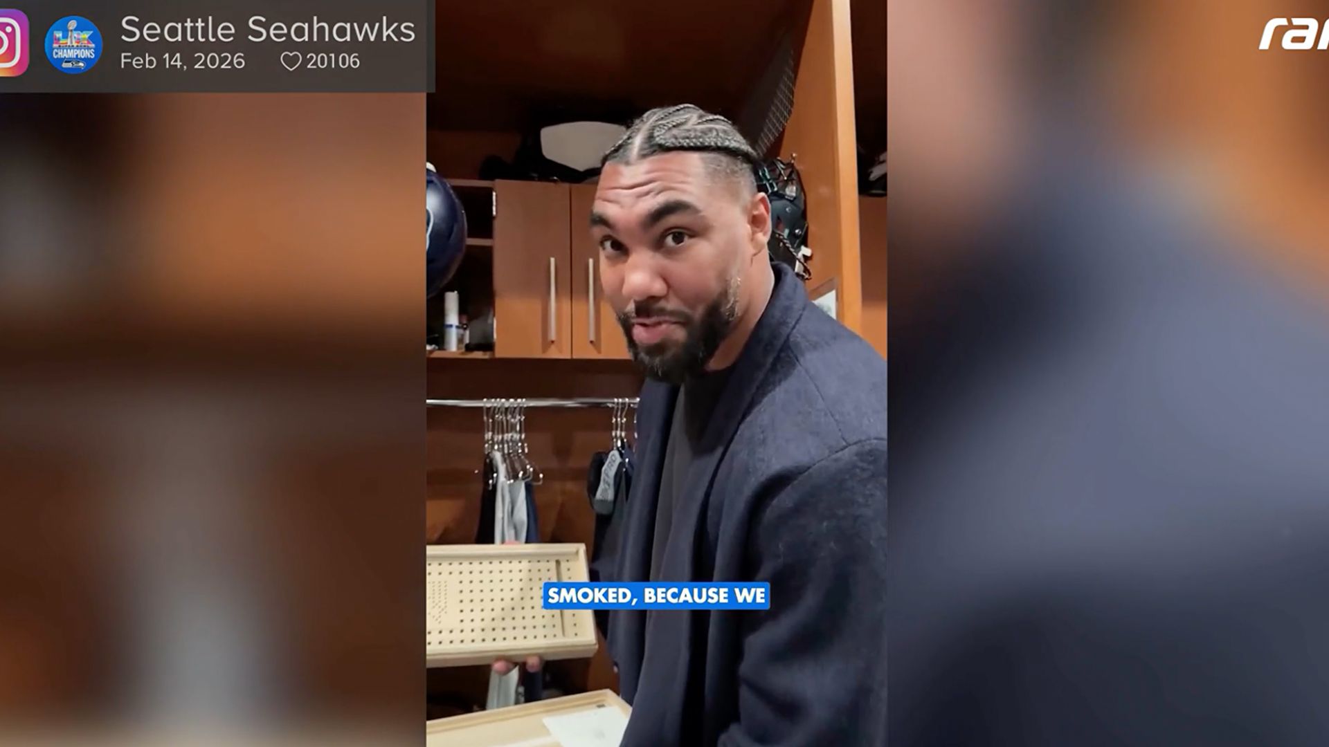 NFL: Seahawks zeigen Locker Room! Pokemonkarten und Superman