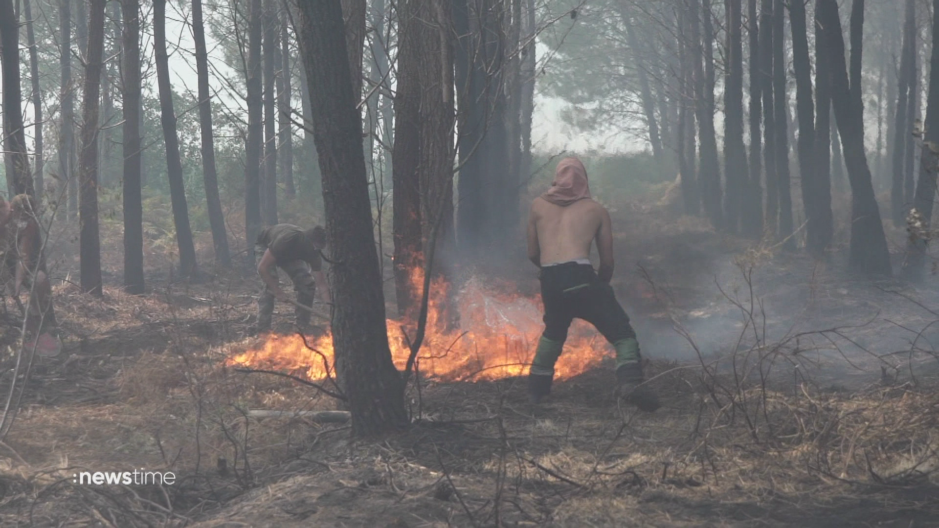 Harter Kampf gegen die Feuer-Hölle