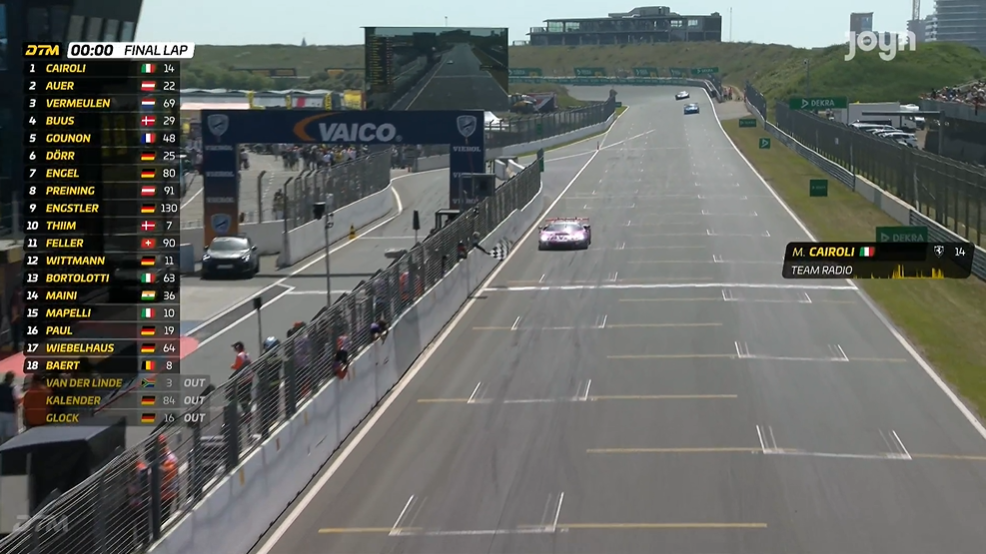 DTM: Emotionaler erster Sieg! Cairoli jubelt in Zandvoort