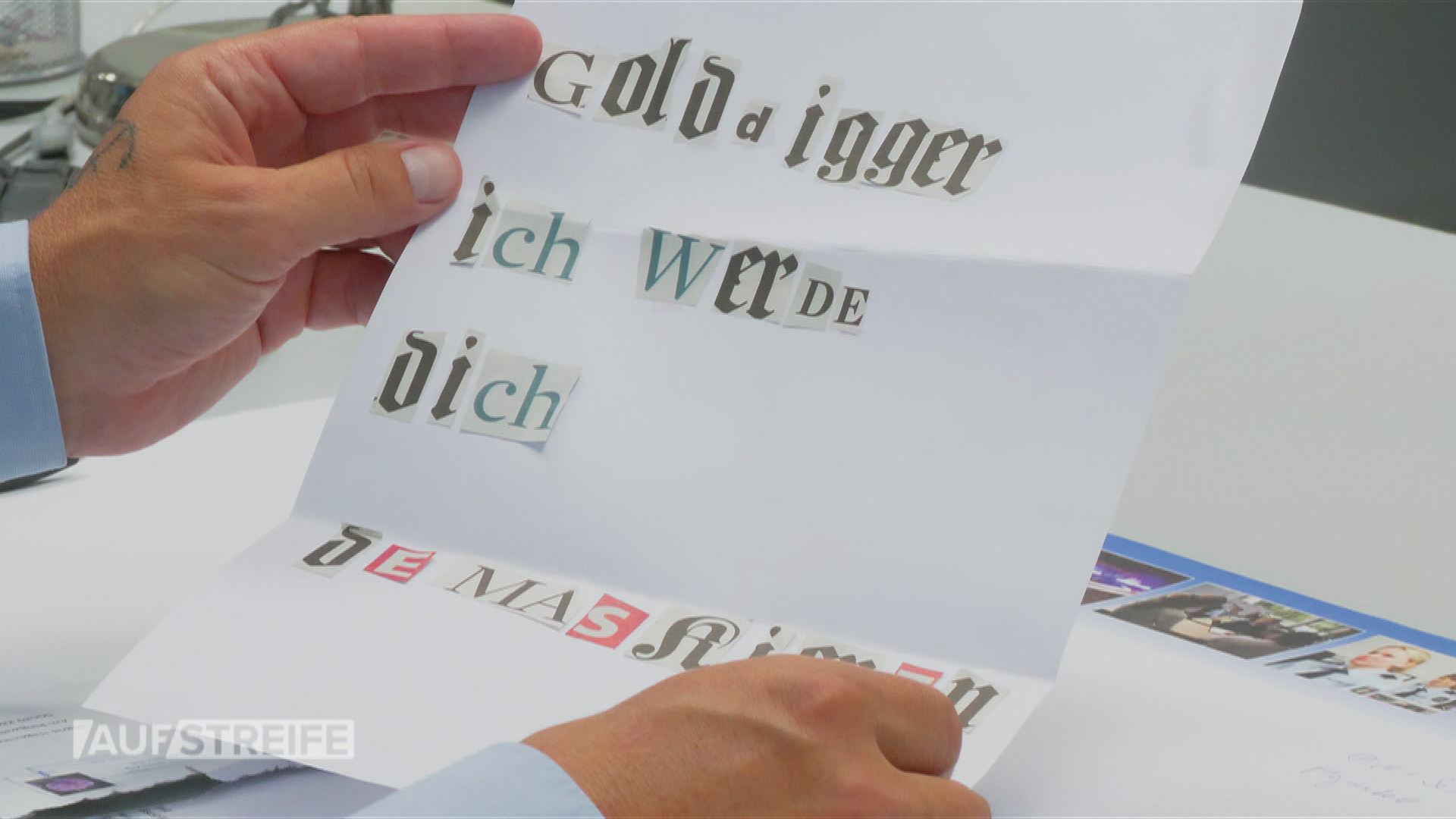 Frau erhält beängstigende Drohbriefe