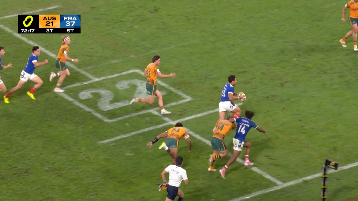 Rugby-Highlights: Frankreichs Zwischenspurt ebnet Sieg gegen Australien