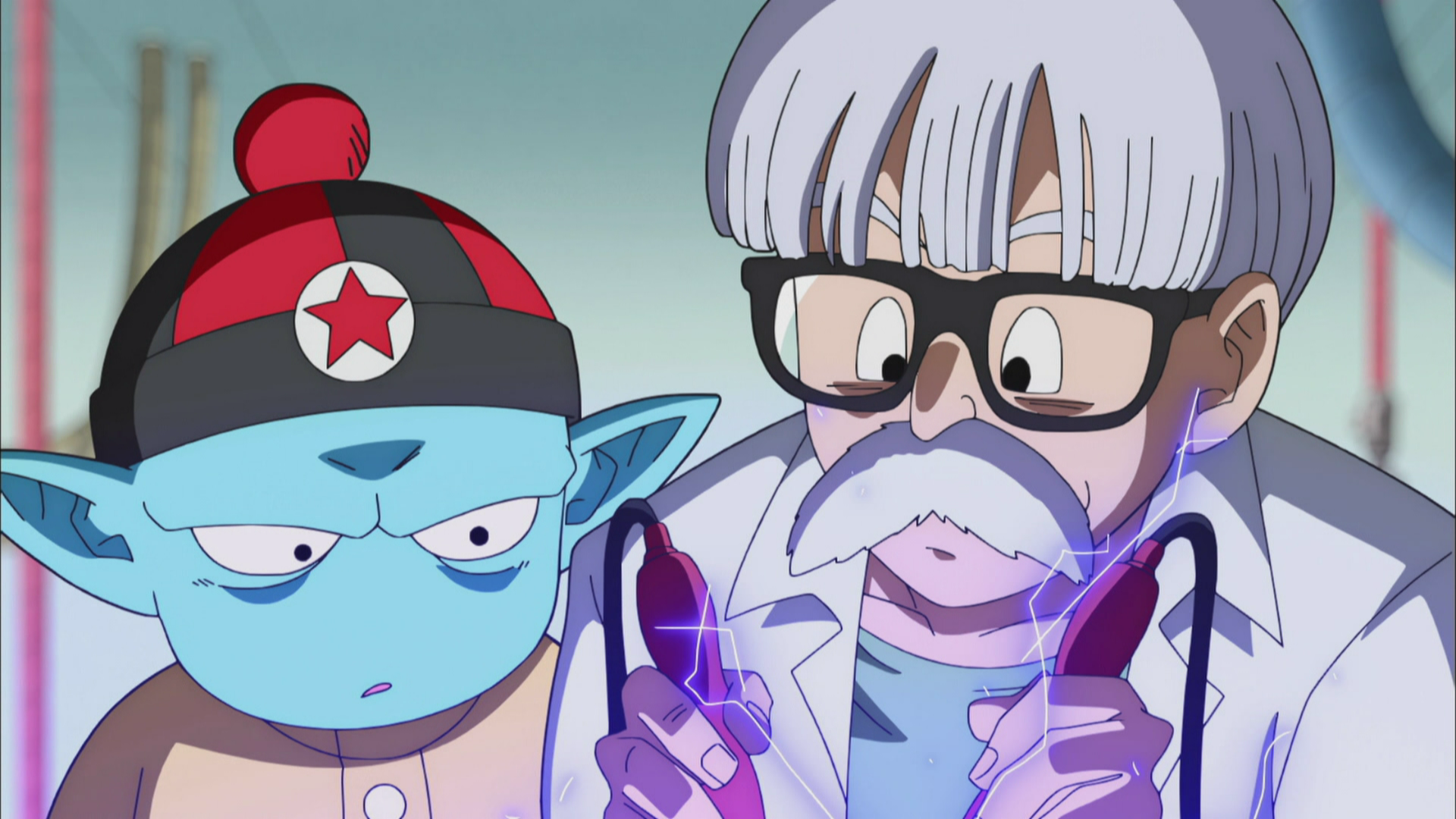 Wiedersehen von Lehrer und Schüler! Gohan und Trunks aus der Zukunft!