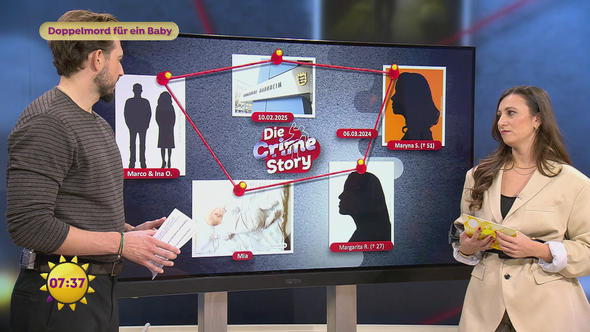 "Die Crime-Story": Doppelmord für ein Baby
