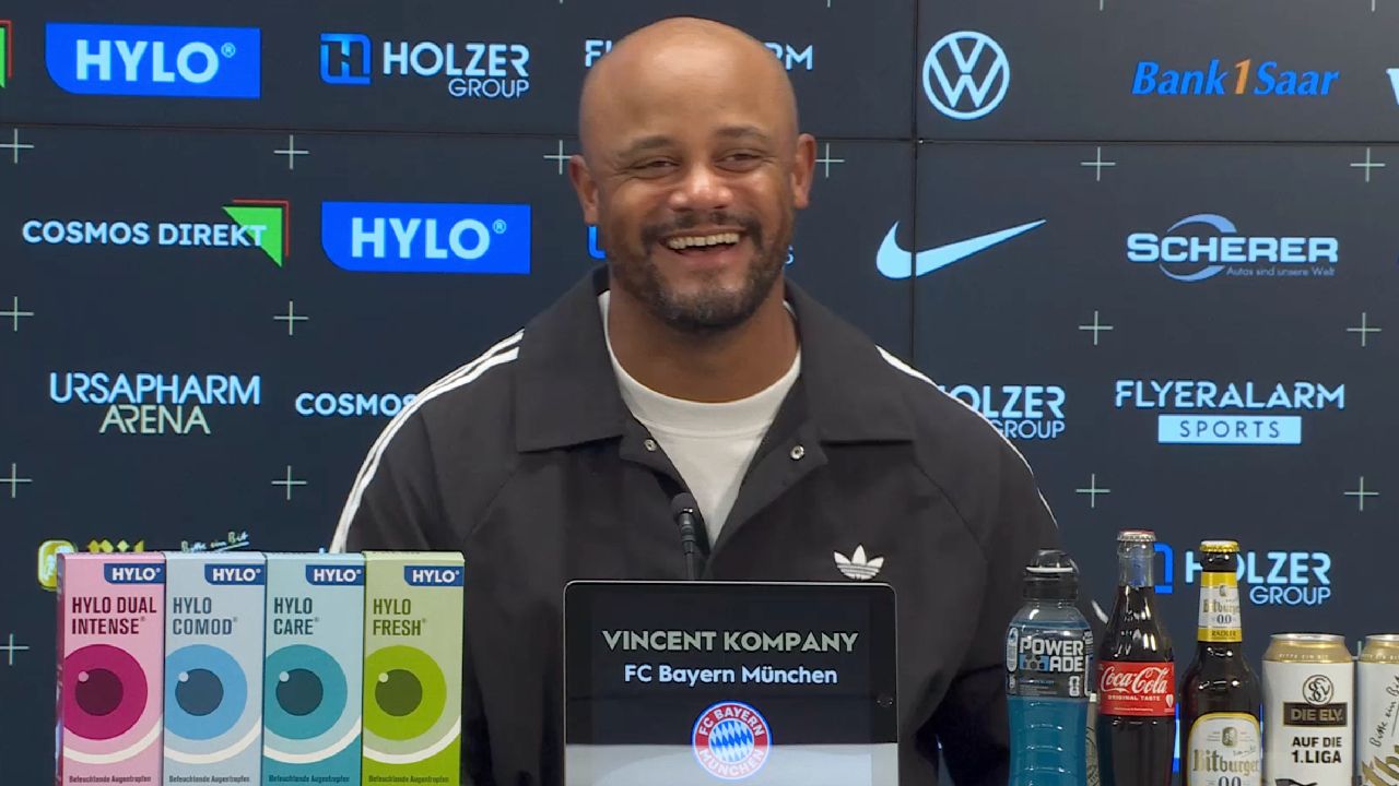 FC Bayern - Kompany staunt in Elversberg: '"Dachte, hier wäre ein Festival'"