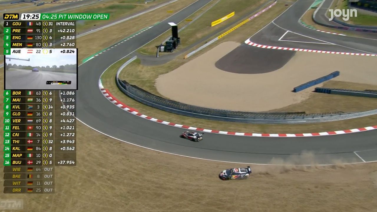 DTM: Unfall mit Ansage nach der Boxengasse