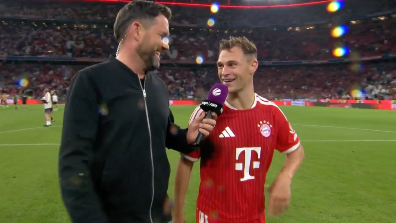 FC Bayern - Joshua Kimmich lacht über Statistik: "Skandal"