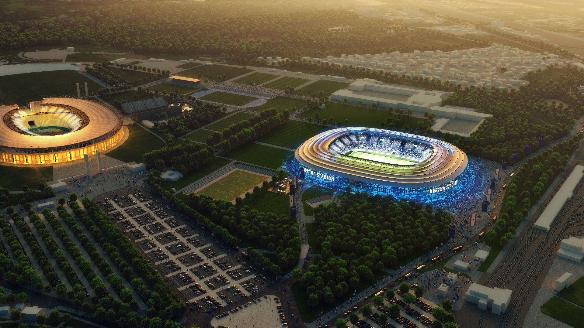 Hertha nicht mehr im Olympiastadion? Mega-Pläne für neue Arena