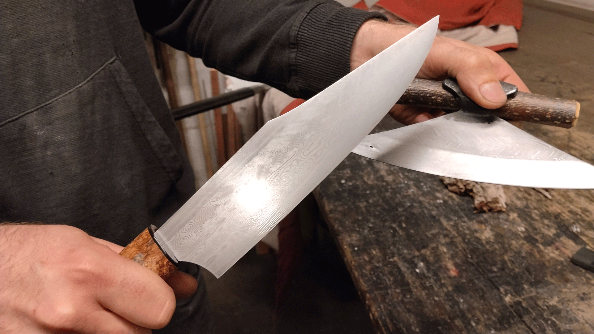 Ein Wikingerschert als Küchenmesser