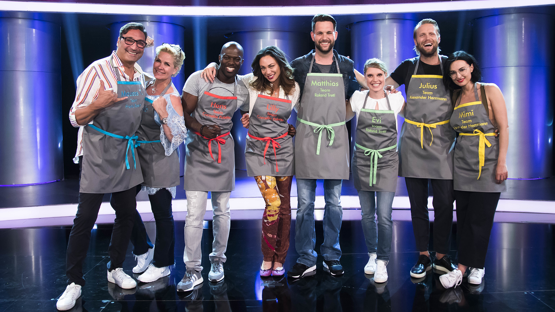 Siegeshungrige Promis am Herd