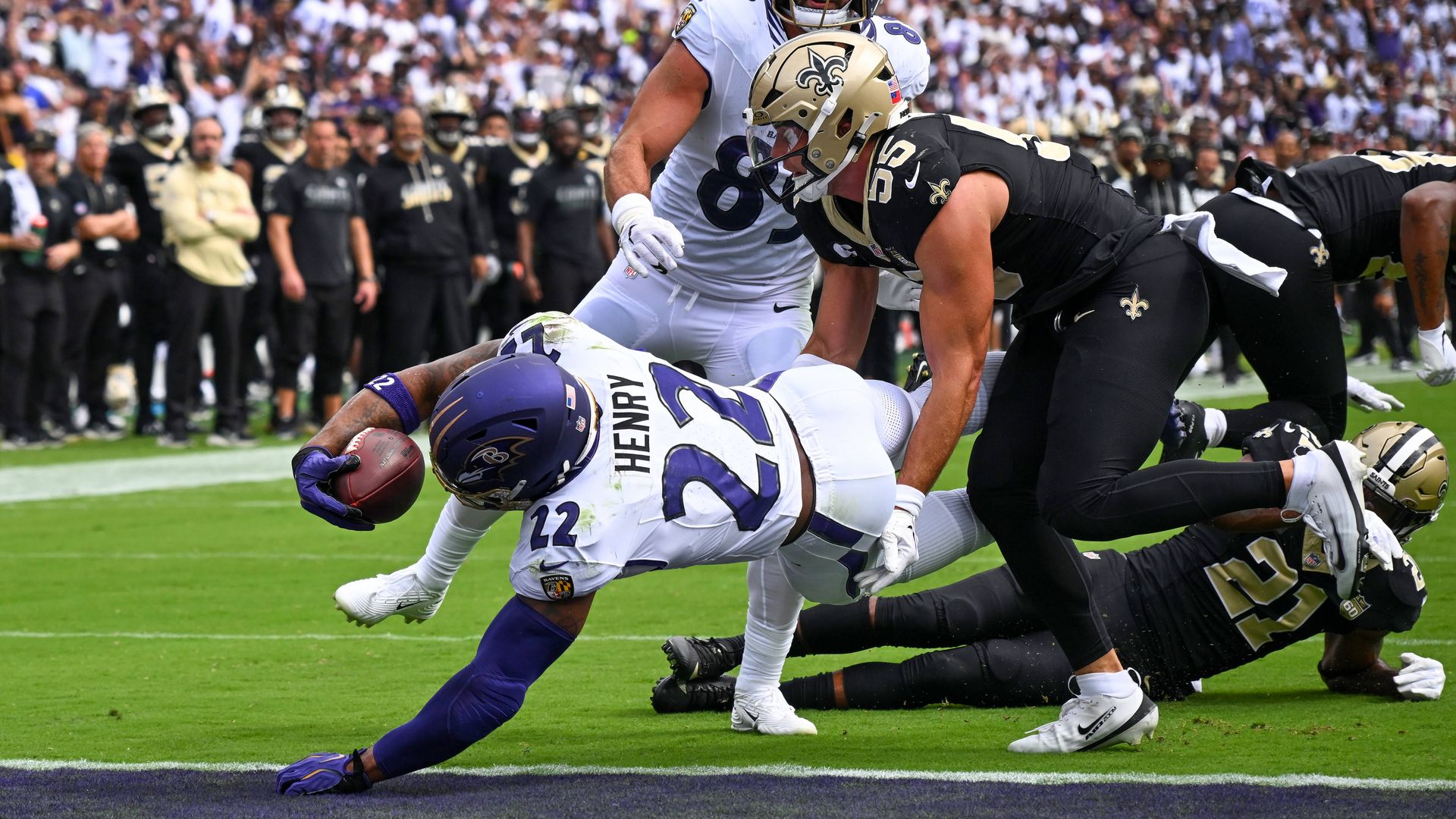 NFL-Highlights: Saints at Ravens