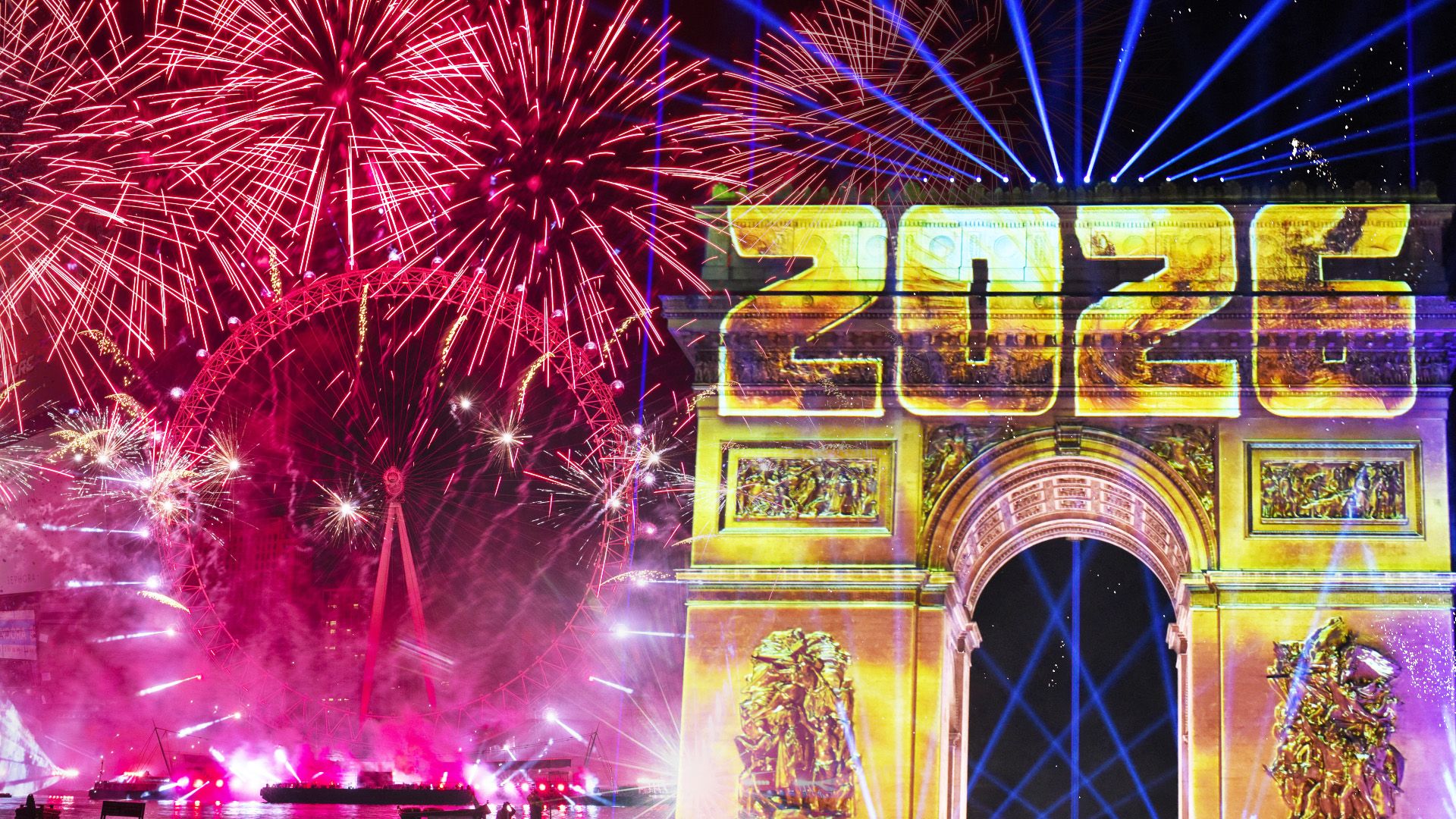 Die schönsten Silvesterbilder aus aller Welt