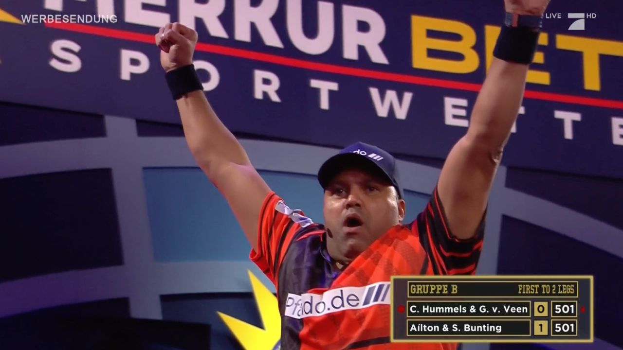 Promi-Darts-WM: Jubel-Explosion! Ailton dreht völlig auf