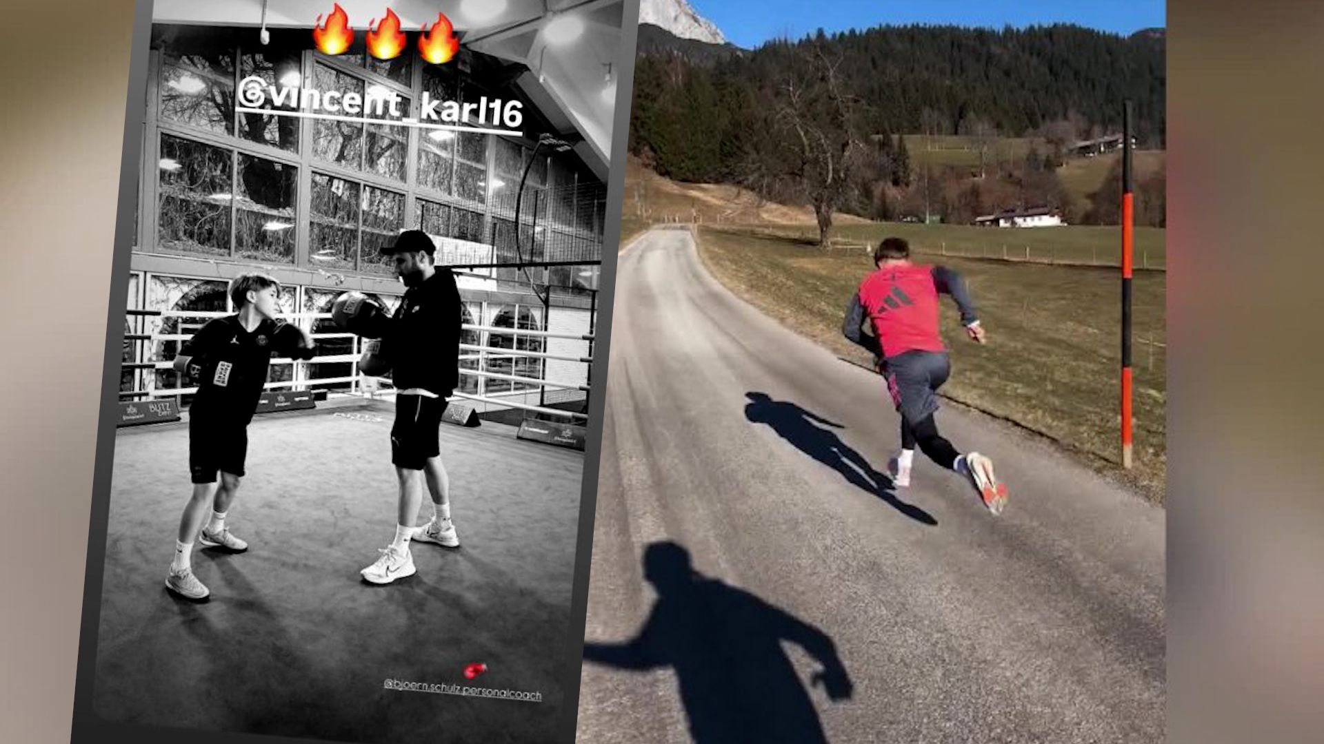 FC Bayern: Lennart Karl trainiert mit Bruder Vincent in Kitzbühel