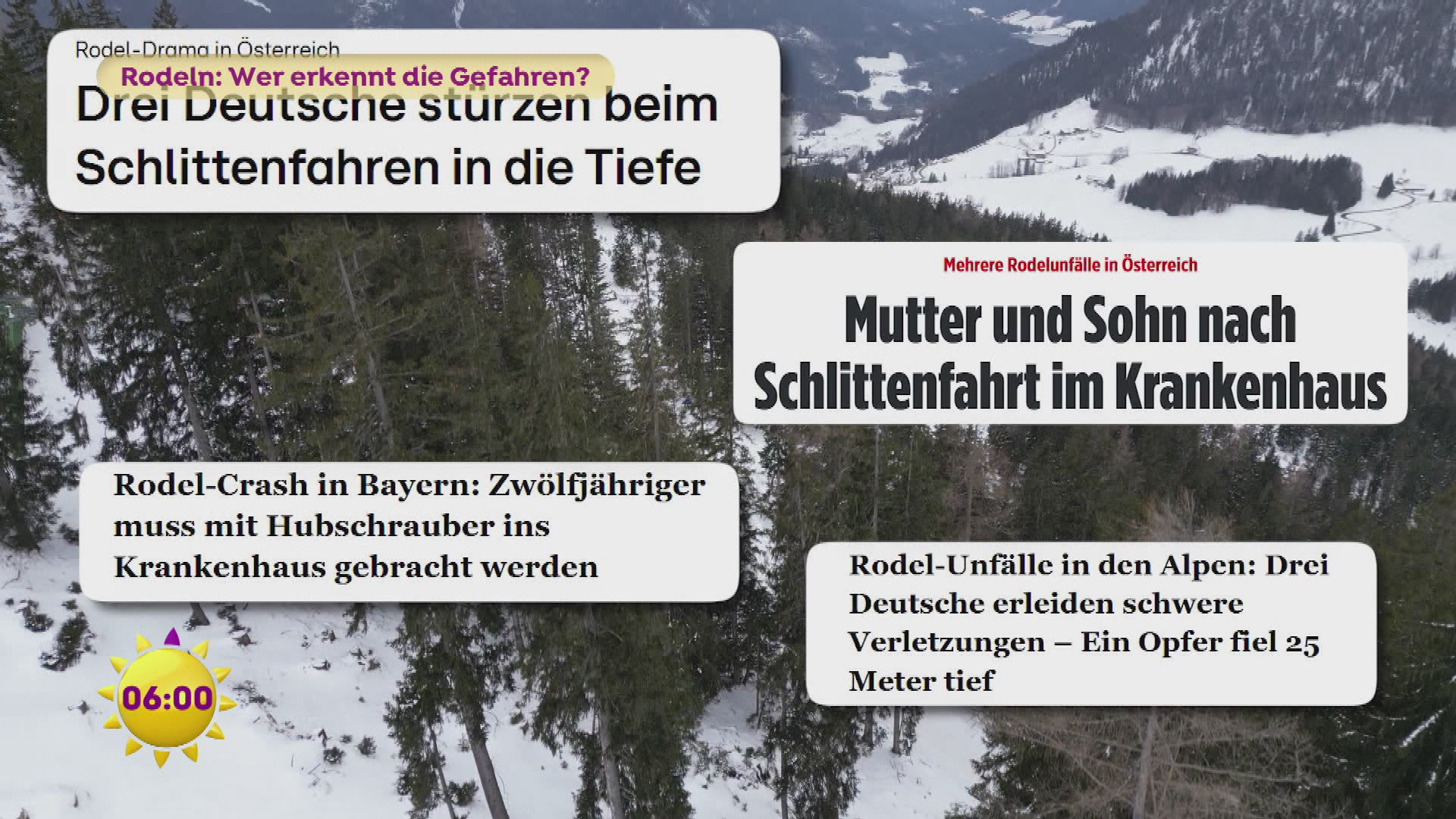 Rodeln: Wer erkennt die Gefahren?