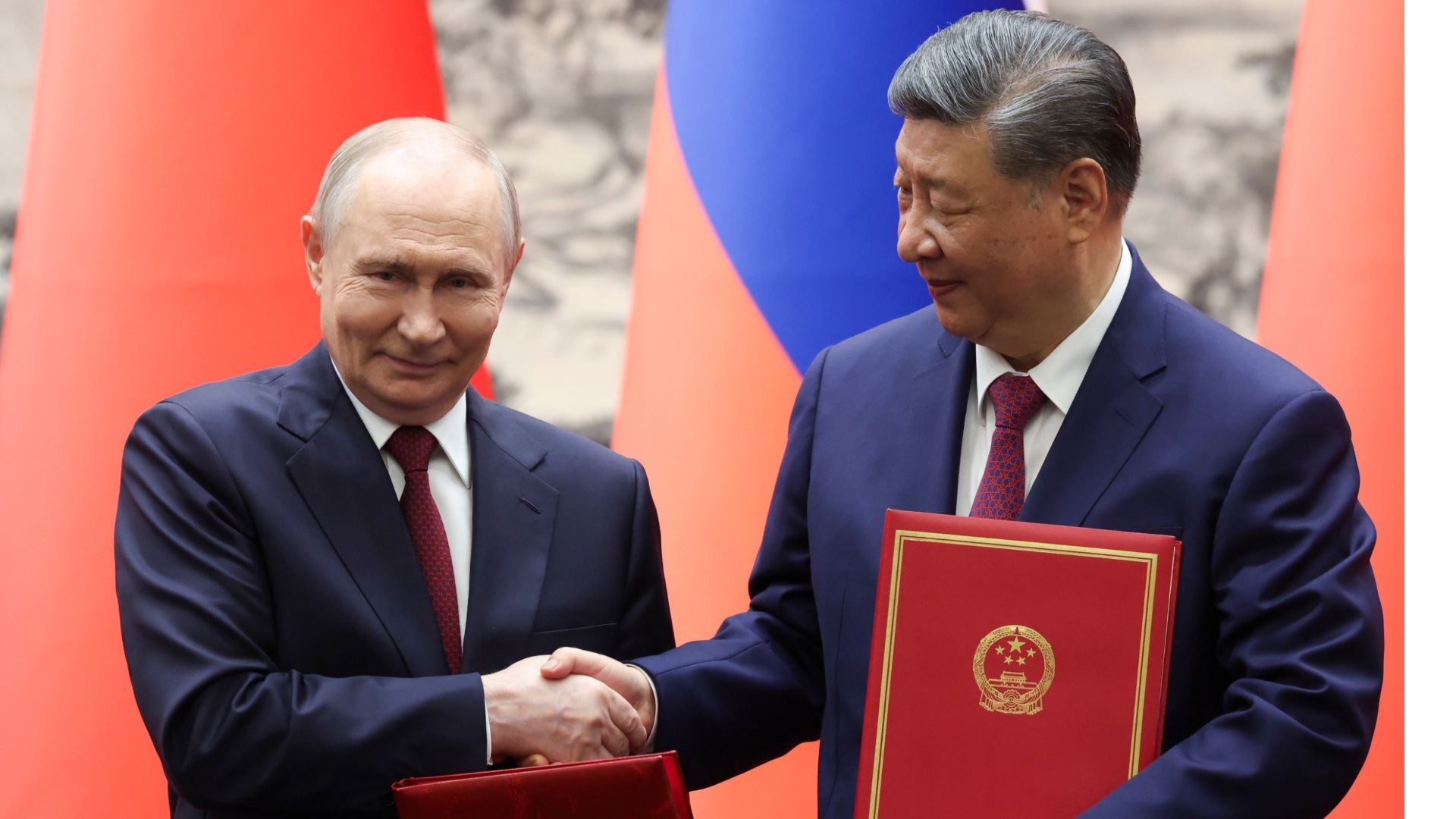 Putin in China angekommen