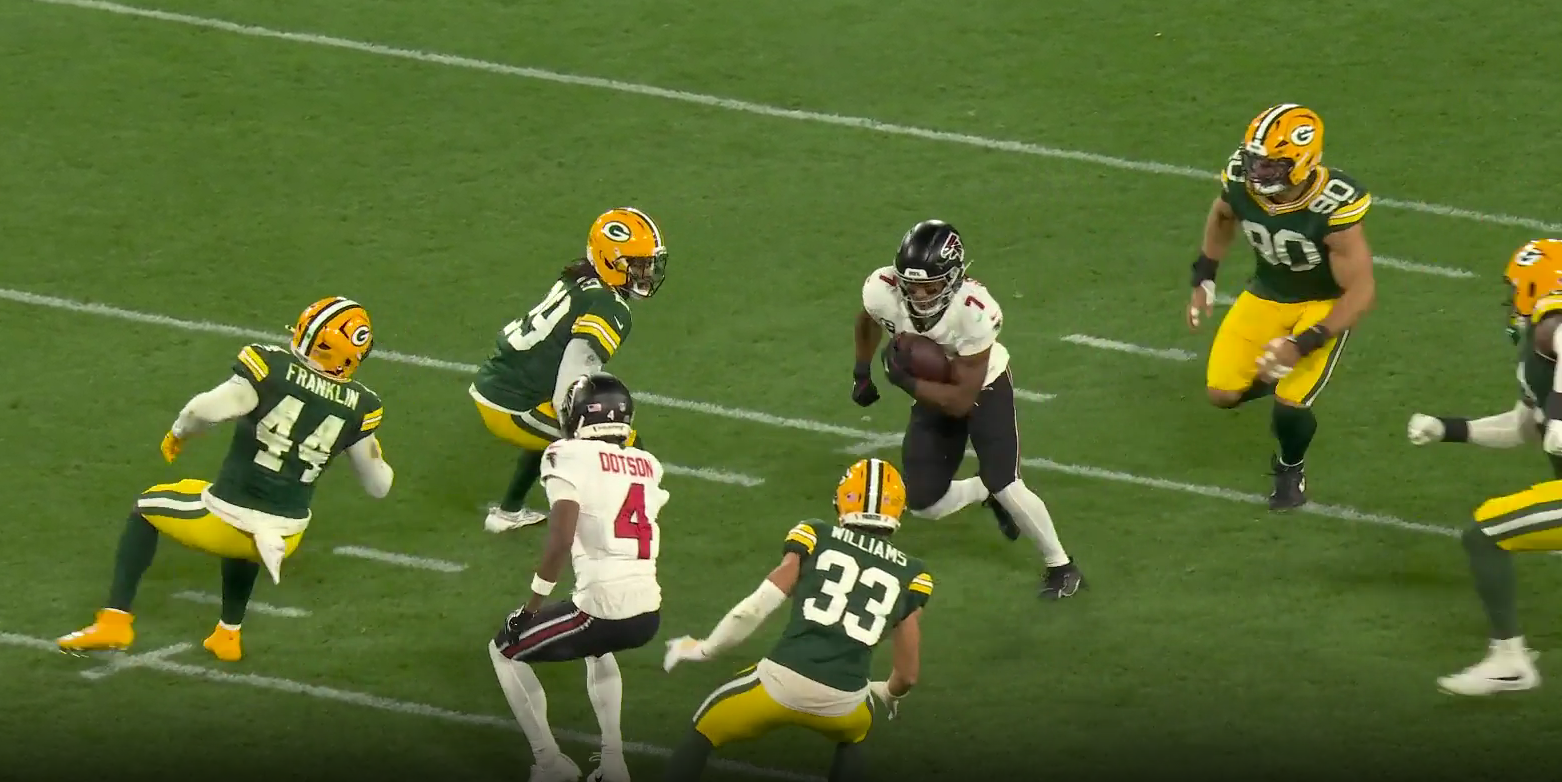 NFL - 213 Yards! Bijan Robinson nicht zu stoppen