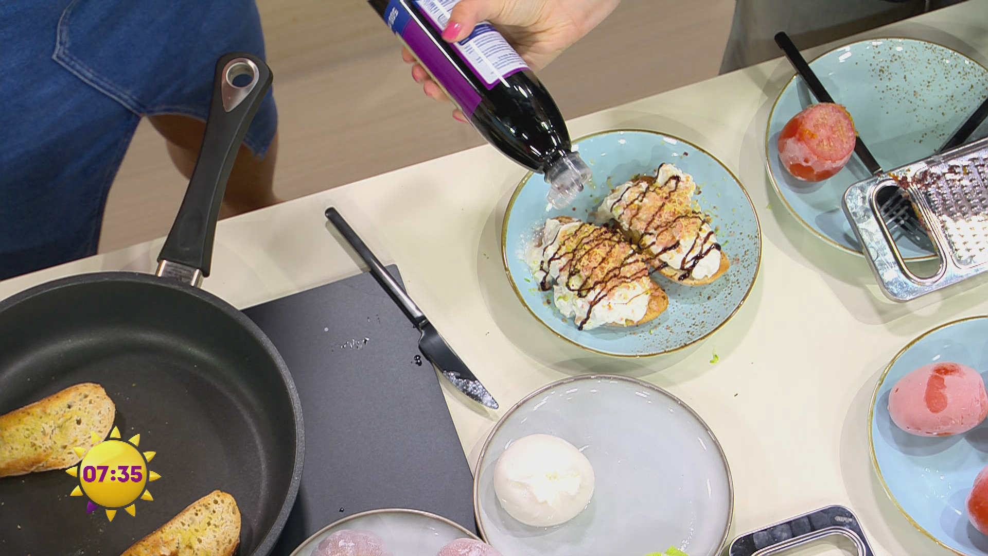 Abkühlung mit Sommer-Burrata