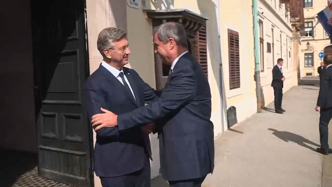 Erdgas und Wasserstoff aus Kroatien? Söder zu Gast in Zagreb