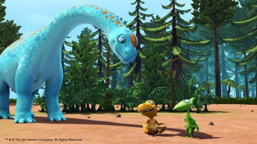 Dino-Zug Dino-Zug Folge 18: Riesen-Dinos, alle einsteigen! / Die Geysire