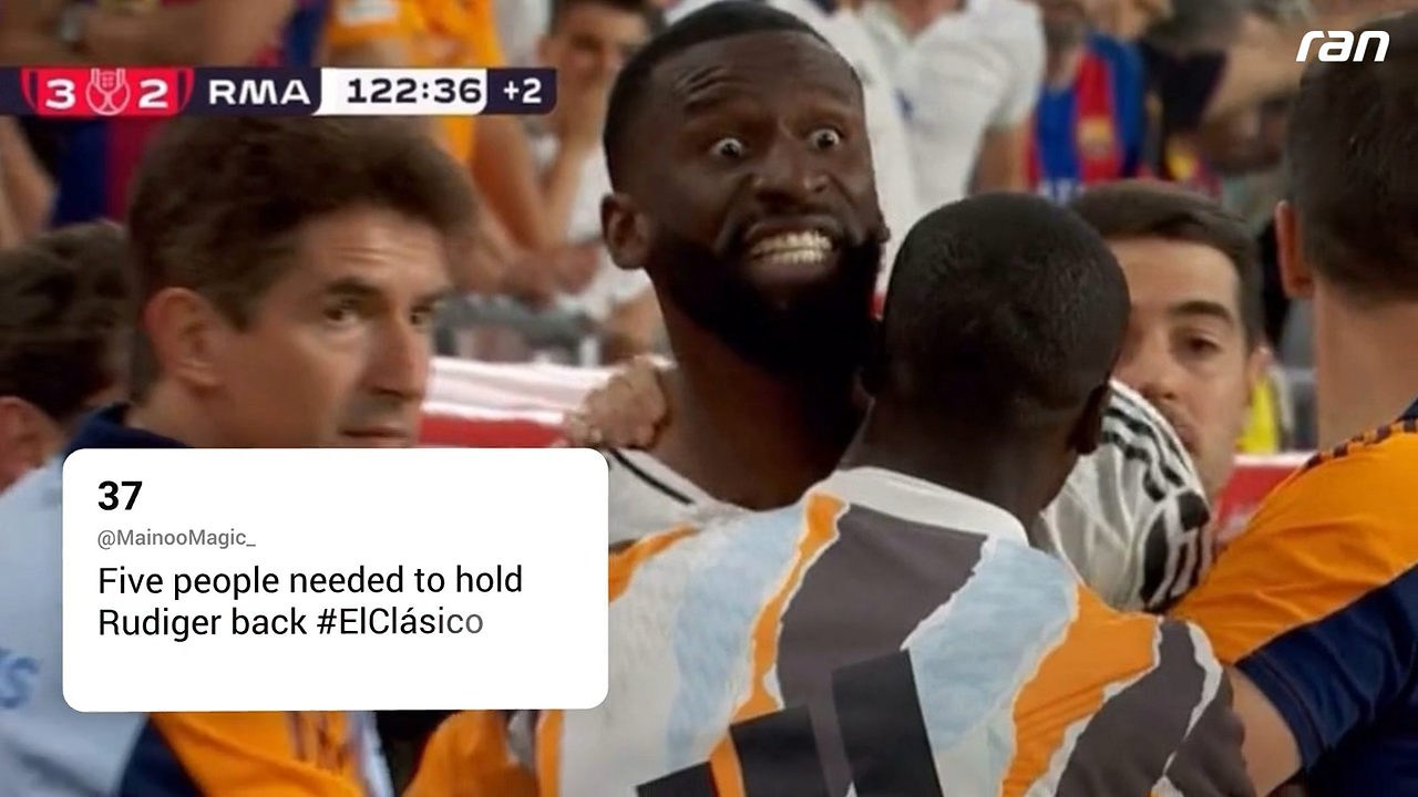 Clasico: Rüdiger mit Skandal-Rot - droht das Nationalmannschaft-Aus?