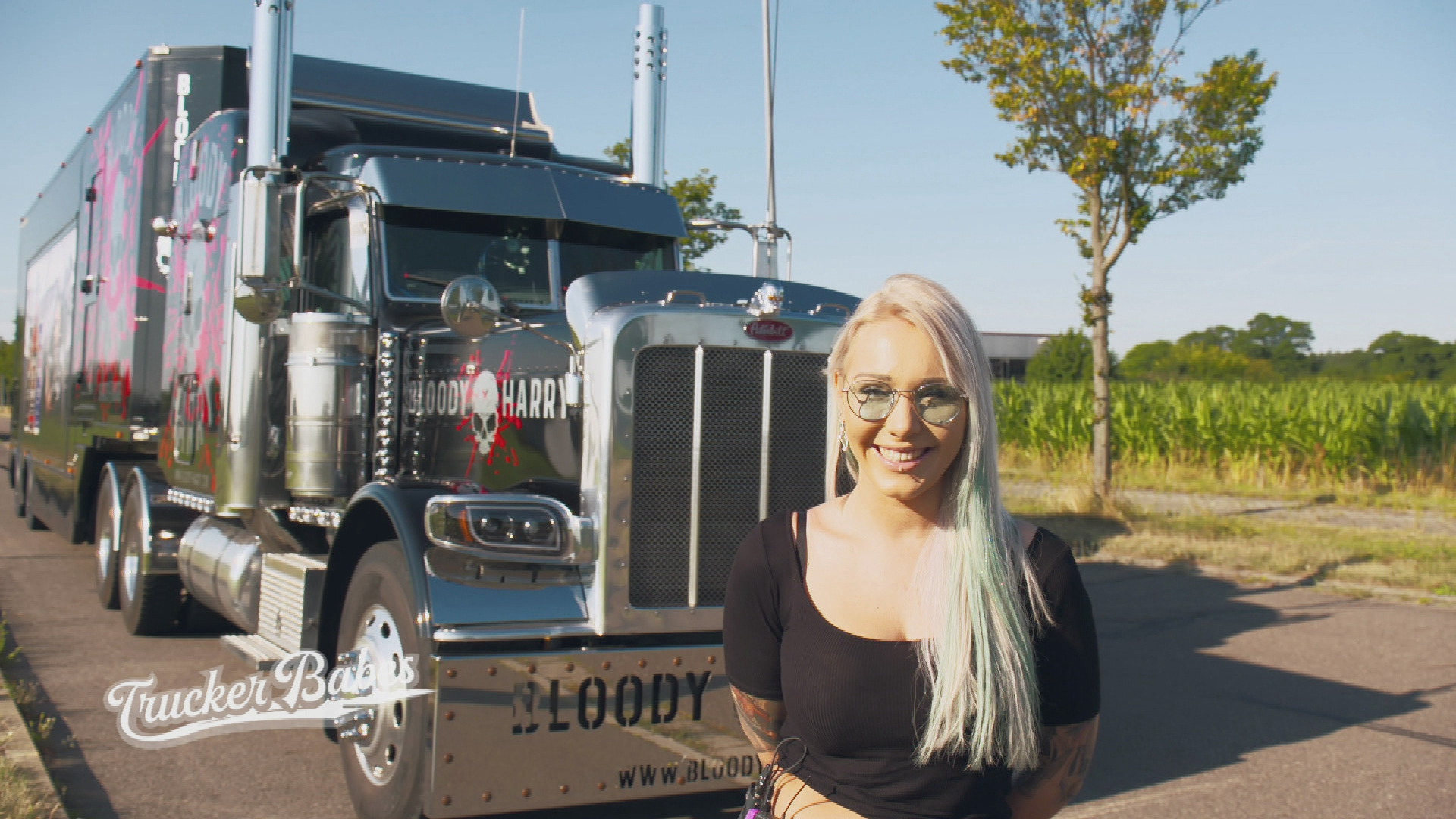 Sabrinas erste Fahrt mit einem amerikanischen Traum-Truck