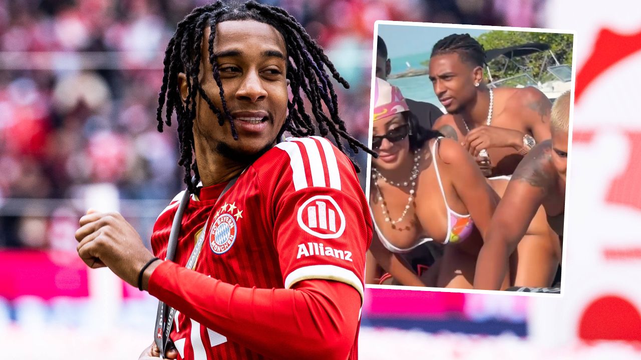 FC Bayern: Heiße Twerk-Show! Wer ist die Frau bei Michael Olise?