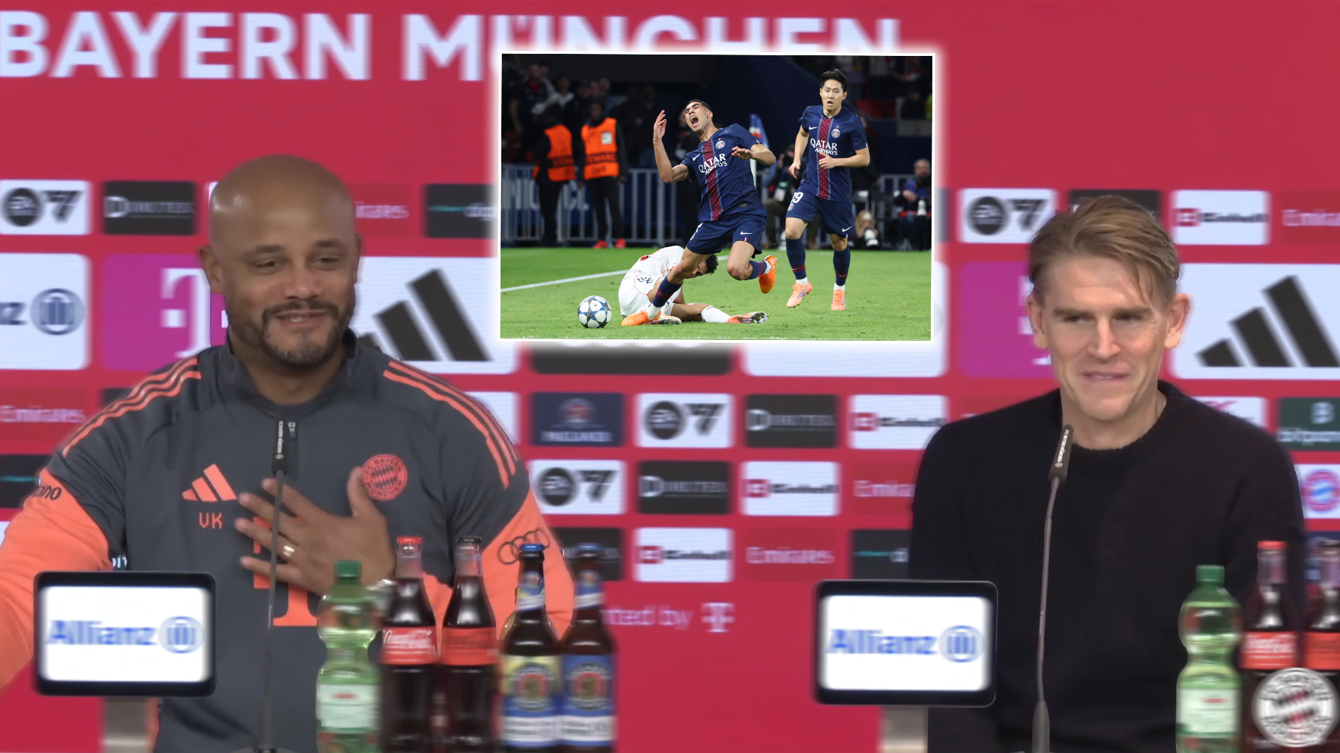 FC Bayern: Kompany lässt Reporter auflaufen und verrät Diaz-Sperre