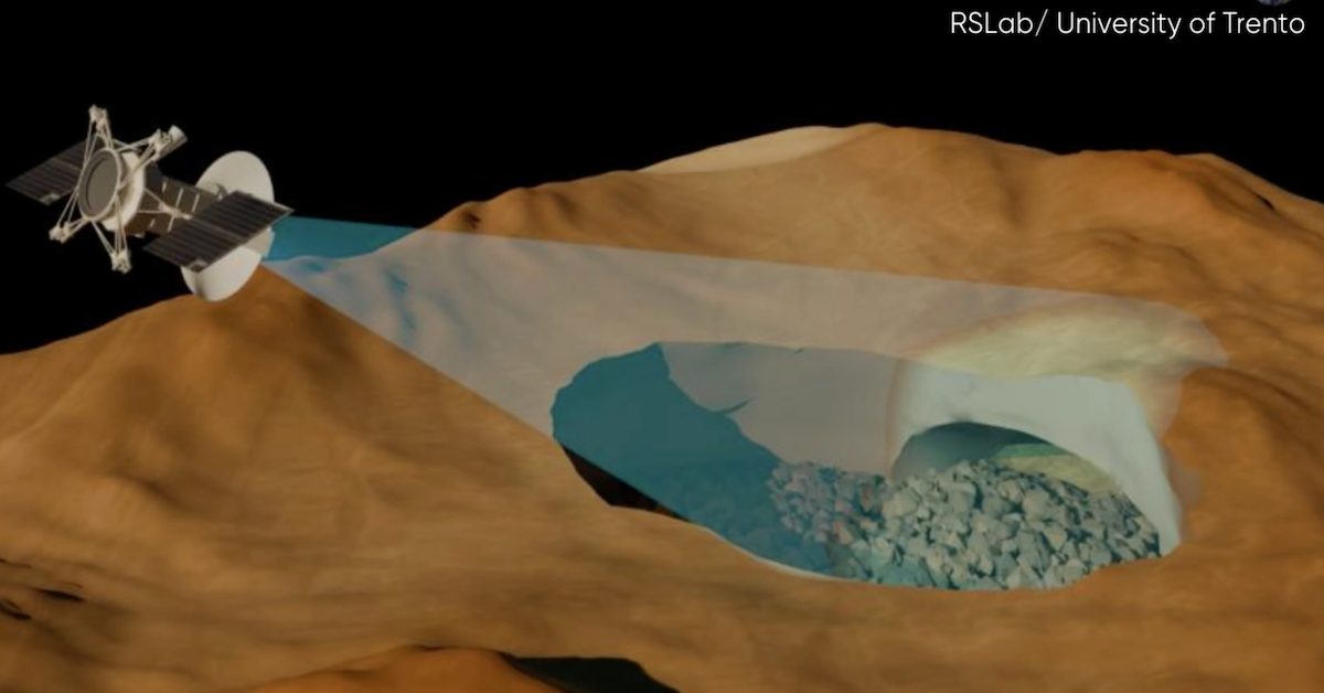 Radar enthüllt riesige Lavahöhle auf der Venus