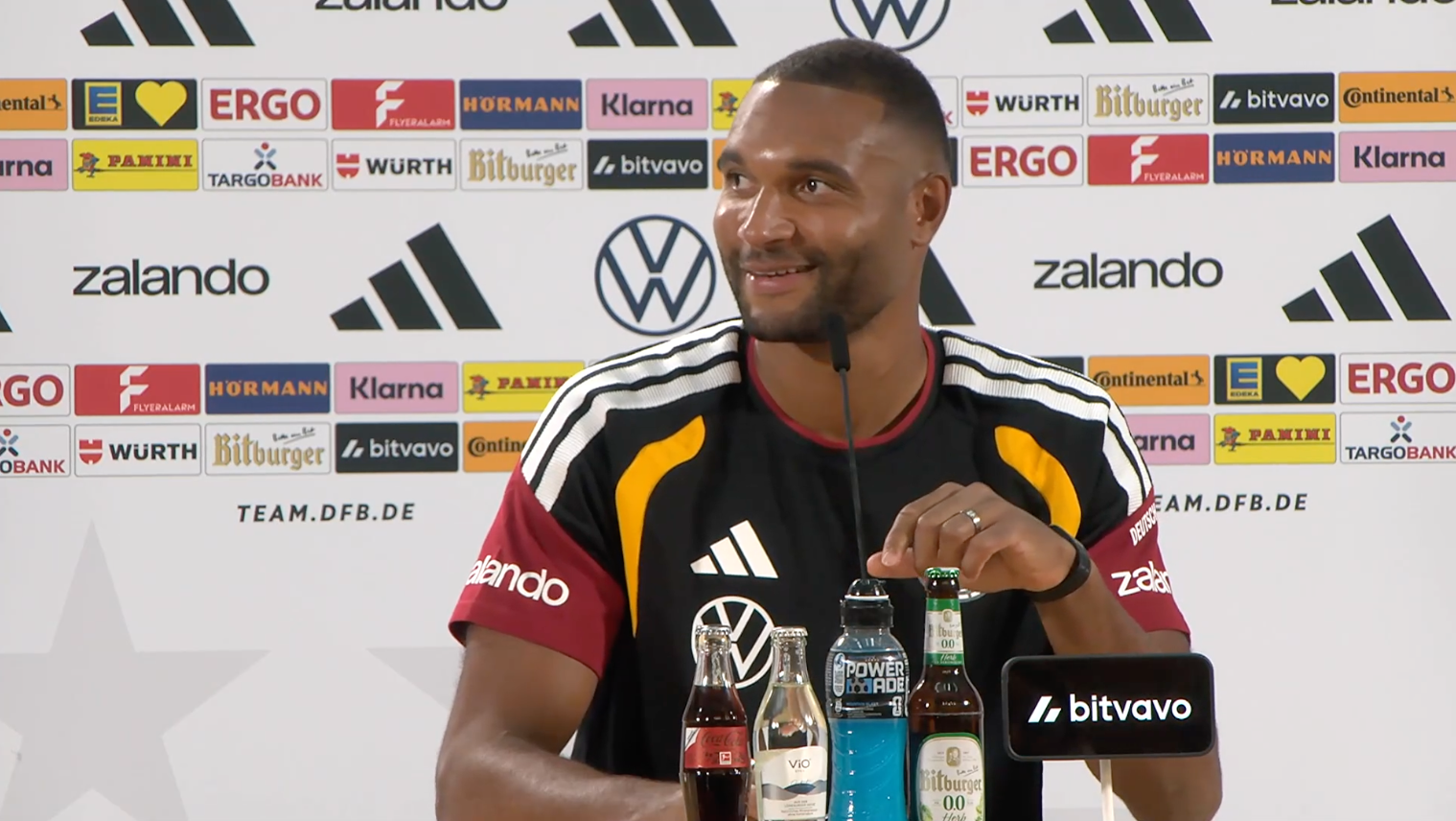 DFB-Team: Wette verloren? Warum fragt Tah hier nach Schweineohren?
